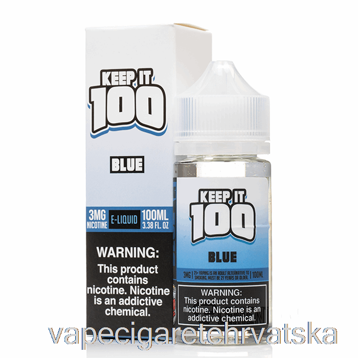 Vape Cigarete Blue - Keep It 100 E-tekućina - 100 Ml 3 Mg